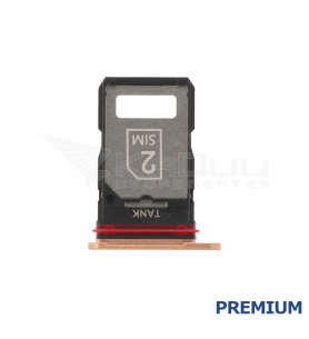 Bandeja Sim Dual para Motorola Edge 50 XT2407-1 Naranja Premium