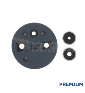 Embellecedor Cristal Cámara Lente para Xiaomi Poco C75 2410FPCC5G Dorado Premium