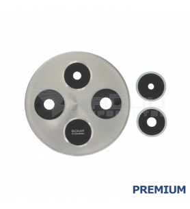 Embellecedor Cristal Cámara Lente para Xiaomi Poco C75 2410FPCC5G Dorado Premium