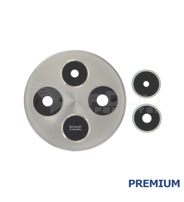Embellecedor Cristal Cámara Lente para Xiaomi Poco C75 2410FPCC5G Dorado Premium