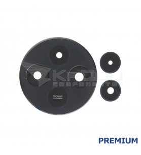Embellecedor Cristal Cámara Lente para Xiaomi Poco C75 2410FPCC5G Negro Premium