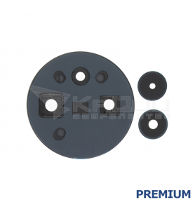 Embellecedor Cristal Cámara Lente para Xiaomi Poco C75 2410FPCC5G Negro Premium