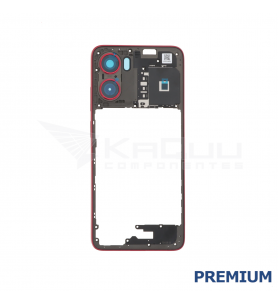 Chasis Marco Intermedio para Motorola Moto G05 XT2523-4 Rojo Premium