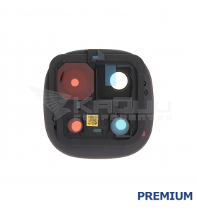 Embellecedor Cristal Cámara Lente para Xiaomi Redmi Note 14 Pro Plus 5G 24094RAD4G Negro Premium