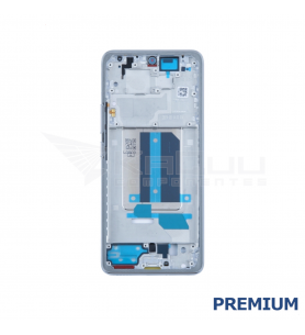 Chasis Marco Intermedio Lcd para Xiaomi Redmi Note 14 Pro Plus 5G 24094RAD4G Azul Premium