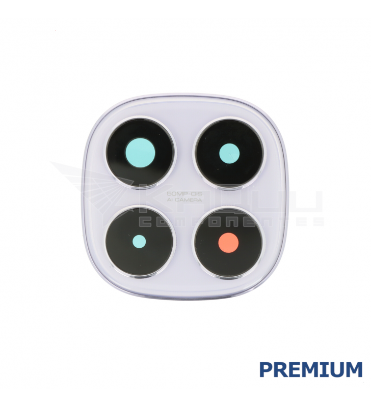 Embellecedor Cristal Cámara Lente para Xiaomi Redmi Note 14 Pro 5G 24090RA29G Purpura Premium