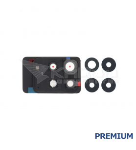 Embellecedor Cristal Cámara Lente para Xiaomi Poco F6 Pro MZB0HBBEU Negro Premium