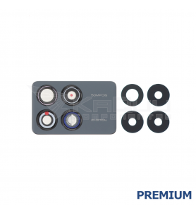 Embellecedor Cristal Cámara Lente para Xiaomi Poco F6 Pro MZB0HBBEU Negro Premium