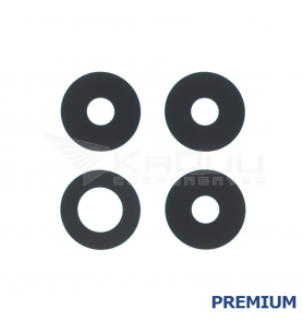 Set de 4 Cristal Cámara Lente para Xiaomi Poco F6 Pro MZB0HBBEU Premium