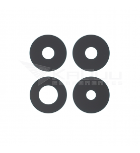 Set de 4 Cristal Cámara Lente para Xiaomi Redmi Note 14 Pro 4G 24116RACCG