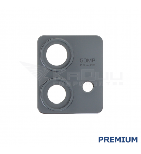 Embellecedor Cristal Cámara Lente para Motorola Moto Edge 40 Neo XT2307-1 Negro Premium