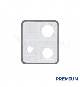 Embellecedor Cristal Cámara Lente para Motorola Moto Edge 40 Neo XT2307-1 Negro Premium