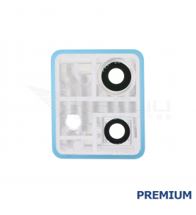 Embellecedor Cristal Cámara Lente para Motorola Moto Edge 40 Neo XT2307-1 Azul Premium