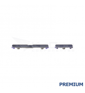 Set Botón Encendido Volumen para Motorola Moto Edge 60 XT2505-1 Azul Premium