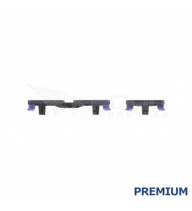Set Botón Encendido Volumen para Motorola Moto Edge 60 XT2505-1 Azul Premium