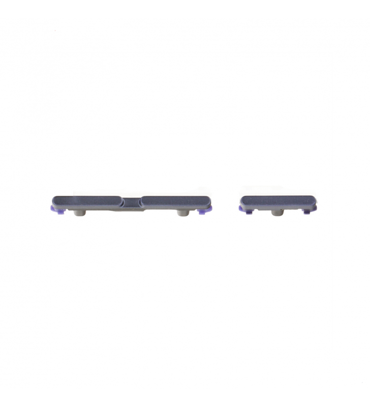 Set Botón Encendido Volumen para Motorola Moto Edge 60 XT2505-1 Azul Premium