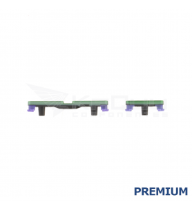 Set Botón Encendido Volumen para Motorola Moto Edge 60 XT2505-1 Verde Premium