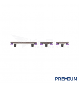 Set Botón Encendido Volumen para Motorola Moto Edge 60 Pro XT2507-1 Gris Premium