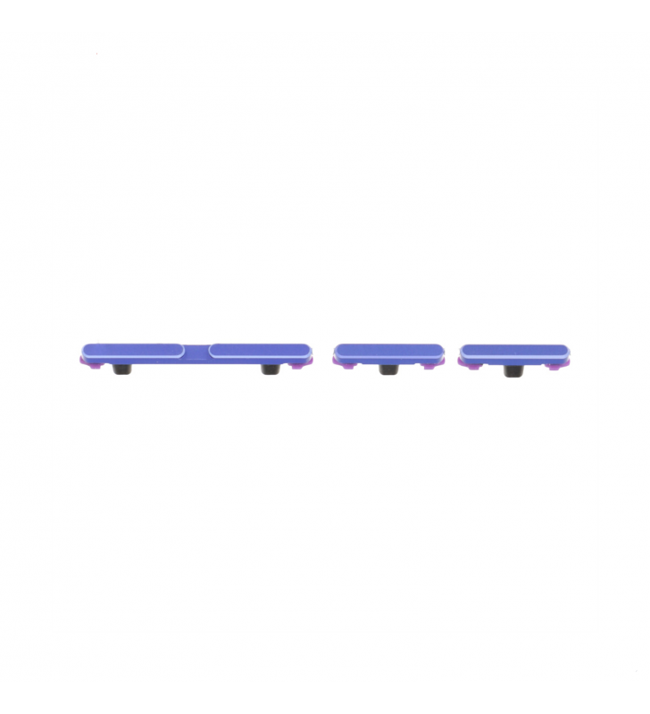 Set Botón Encendido Volumen para Motorola Moto Edge 60 Pro XT2507-1 Azul Premium