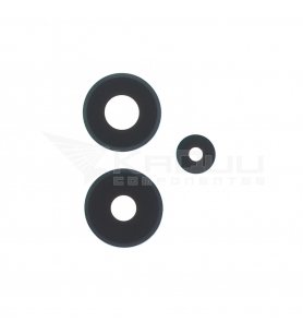 Set de 3 Cristal Cámara Lente para Xiaomi Poco M6 Pro 4G 2312FPCA6G