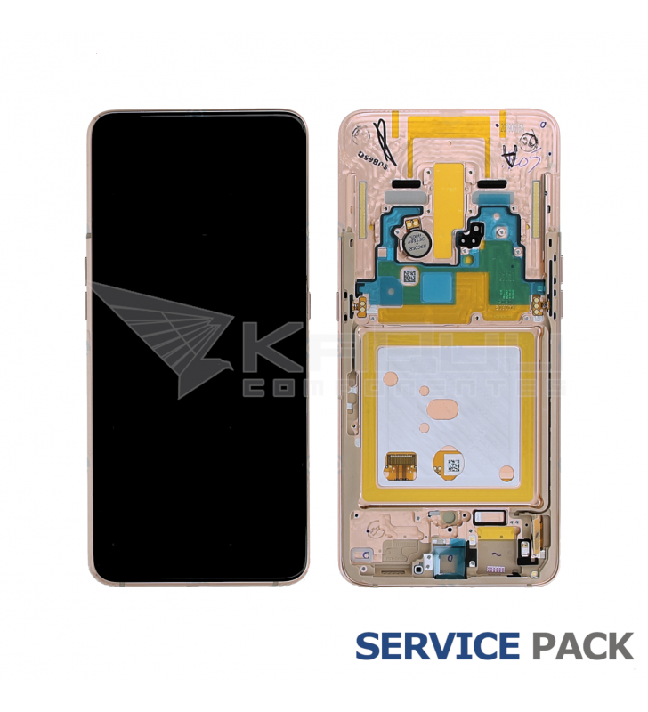 Pantalla Lcd Samsung Galaxy A80 A805F Marco Dorada GH82-20348C Service Pack