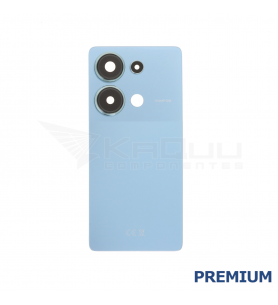 Tapa Trasera con Lente para Xiaomi Poco M6 Pro 4G 2312FPCA6G Azul Premium