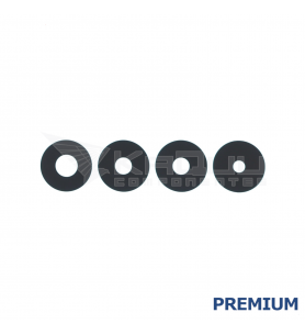 Set de 4 Cristal Cámara Lente para Xiaomi Poco X6 Pro 2311DRK48G Premium