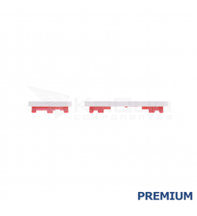 Set Botón Encendido Volumen para  Xiaomi Poco X6 5G 23122PCD1G Blanco Premium