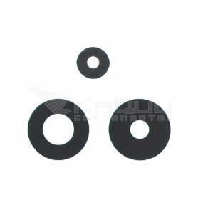 Set de 3 Cristal Cámara Lente para Xiaomi Poco X6 5G 23122PCD1G