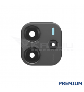 Embellecedor Cristal Cámara Lente para Xiaomi Redmi Note 14 4G 24117RN76G Negro Premium