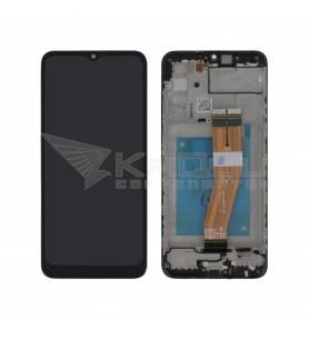 Pantalla Lcd para Samsung Galaxy A02s A025F Marco Negro Versión EU