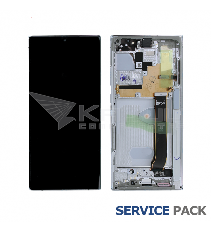 Pantalla Lcd Samsung Galaxy Note 20 Ultra, 5G N985F N986U Marco Blanco GH82-23622C Service Pack