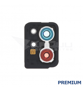 Embellecedor Cristal Cámara Lente para Xiaomi Poco X5 Pro 2101320G Negro Premium