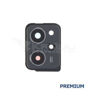 Embellecedor Cristal Cámara Lente para Xiaomi Poco X5 Pro 2101320G Negro Premium