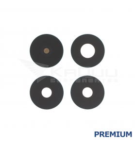 Set de 4 Cristal Cámara Lente para Xiaomi Poco M8 Pro 5G 2510EPC8BG Premium