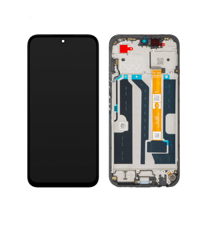 Pantalla Lcd Oppo A6x CPH2783, Oppo A6t CPH2853 Marco Negro 621029000752 Service Pack