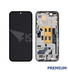 Pantalla Lcd para Nothing Phone (2a) A142, Nothing Phone (2a) Plus A142P Marco Negro Premium