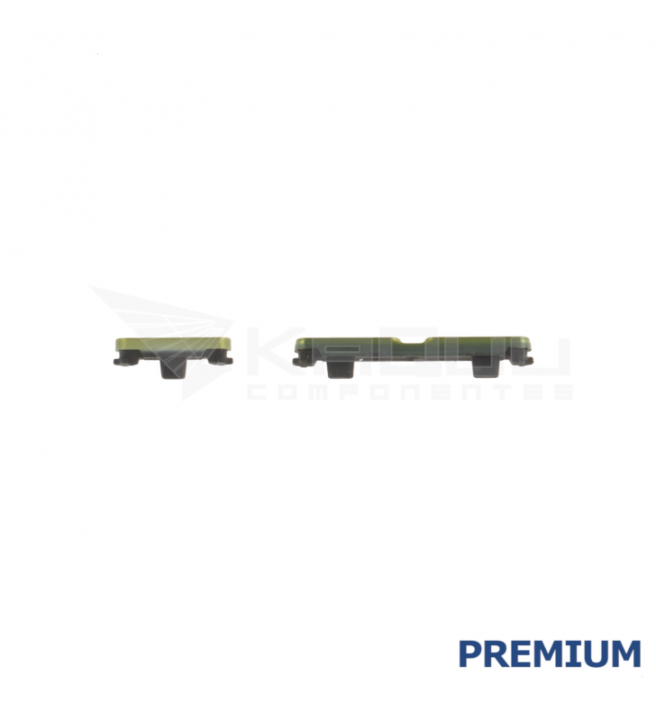 Set Botón Encendido Volumen para  Motorola Moto G86 Power XT2527-7 Verde Premium