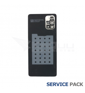Tapa Trasera con Lente para Samsung Galaxy A71 A715F Blanco Service Pack Usado