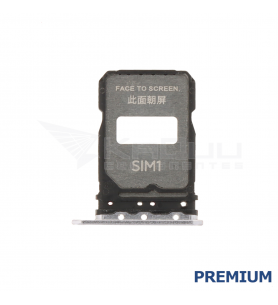 Bandeja Sim Dual para Xiaomi Poco F7 Pro 24117RK2CG Plata Premium
