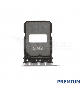 Bandeja Sim Dual para Xiaomi Poco F7 Pro 24117RK2CG Plata Premium