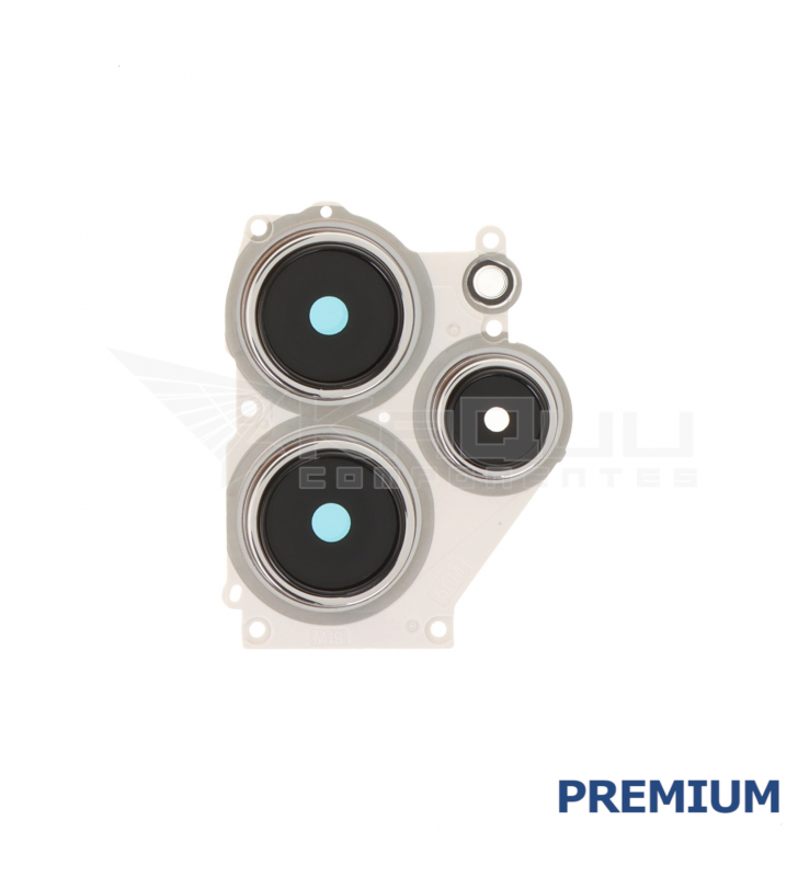 Embellecedor Cristal Cámara Lente para Xiaomi Redmi 12 23053RN02A Blanco Premium