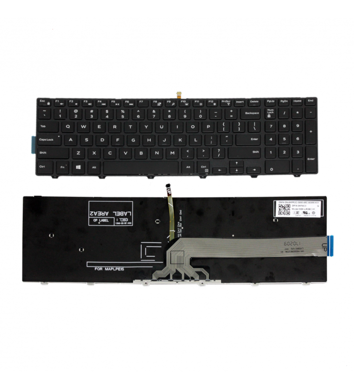 Teclado De Repuesto para Portátil Dell Inspiron 15 MP-13 N73US-442