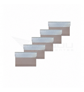 Set de 5 Cuchillas de Acero Inoxidable para Limpieza Pegamento