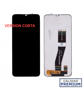 Pantalla Galaxy A02s NEGRA LCD A025F VERSION CORTA PREMIUM