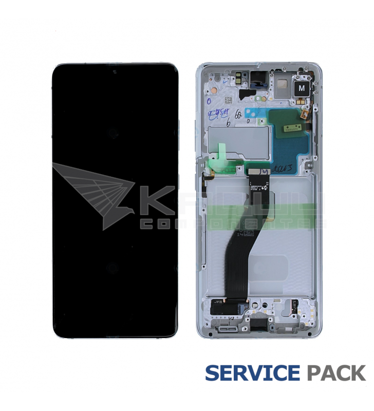 Pantalla Lcd Samsung Galaxy S21 Ultra 5G G998B Marco Plata GH82-26035B GH82-26036B Service Pack