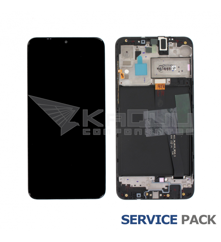 Pantalla Lcd Samsung Galaxy A10 A105F Marco Negra GH82-20227A Service Pack