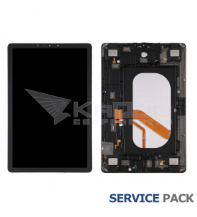 Pantalla Samsung Galaxy TAB S4 NEGRA CON MARCO LCD T830 T835 SERVICE PACK