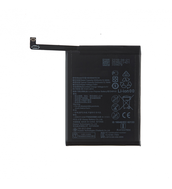 Bateria HB356687ECW para Huawei Mate 10 Lite / Nova 2 Plus / P Smart Plus / P30 Lite