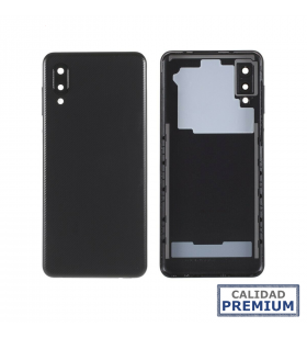 Tapa bateria BACK COVER para Samsung Galaxy A02 A022F NEGRO PREMIUM